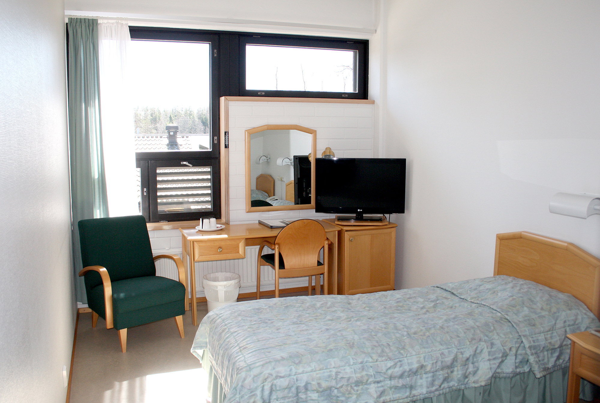 Picture of twin room in D-building